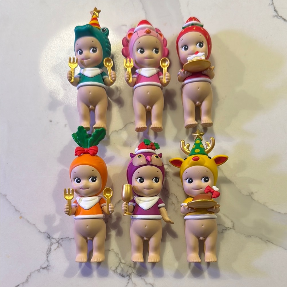 Sonny Angel Christmas Dinner set of 6